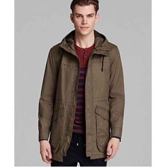 Vince Mens Anorak Rain Jacket - Picture 1 of 7